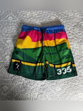 Baseballism Graphic Kids Baseball Shorts, youth medium.